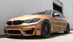 BMW M3 Sedan in Gold by EAS 2016 года